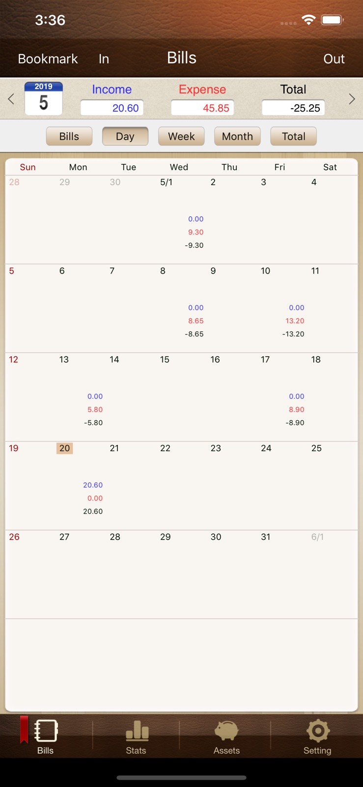 Money Manager Classic iphone screenshot 4