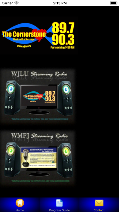Screenshot #2 pour Cornerstone Radio WJLU/WJLH