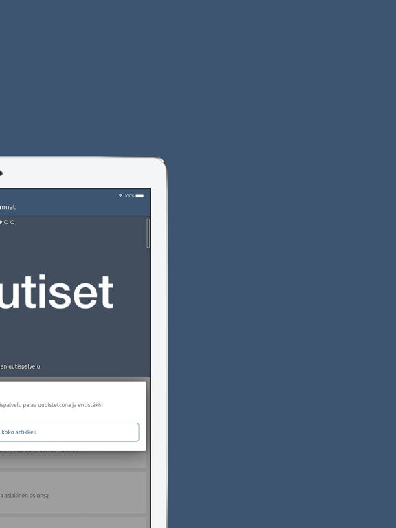 iUutiset iPad screenshot 4 - News app