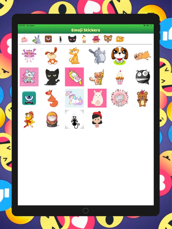 Screenshot #4 pour Emoji Face Stickers