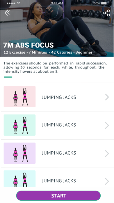 homes Workout For Women iPhone screenshot 4 - Sports app