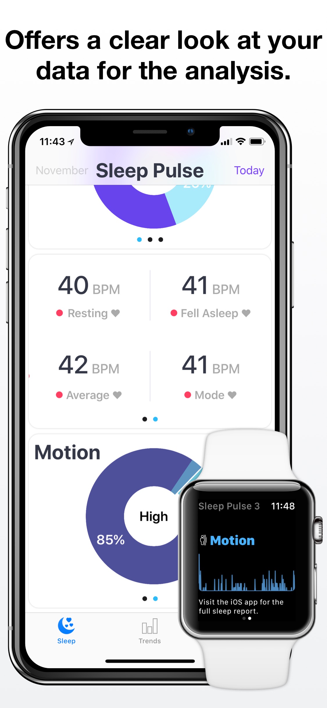 Screenshot do app Sleep Tracker - Sleep Pulse 3