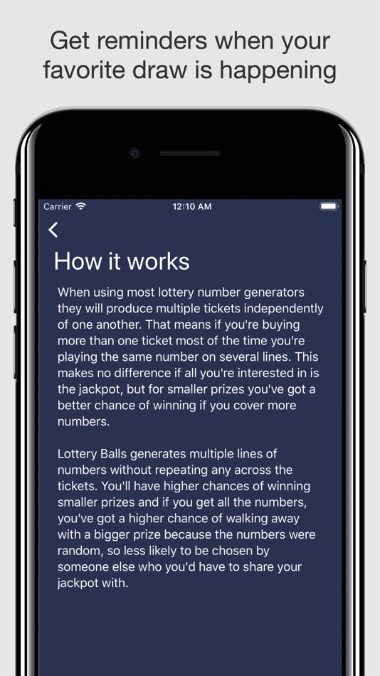 #4. Lottery Balls - Random Picker (iOS) 게시자: BRIDGETECH SOLUTIONS LIMITED