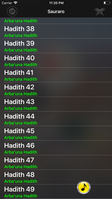 Arbauna Hadith Sheikh Jafar Screenshot