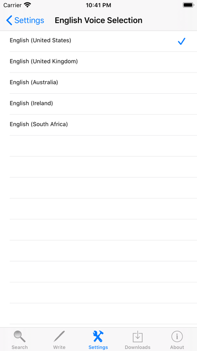 English Audio Dictionary Screenshot