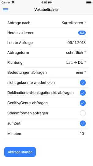 Screenshot von Navigium-Online auf dem iPhone 2