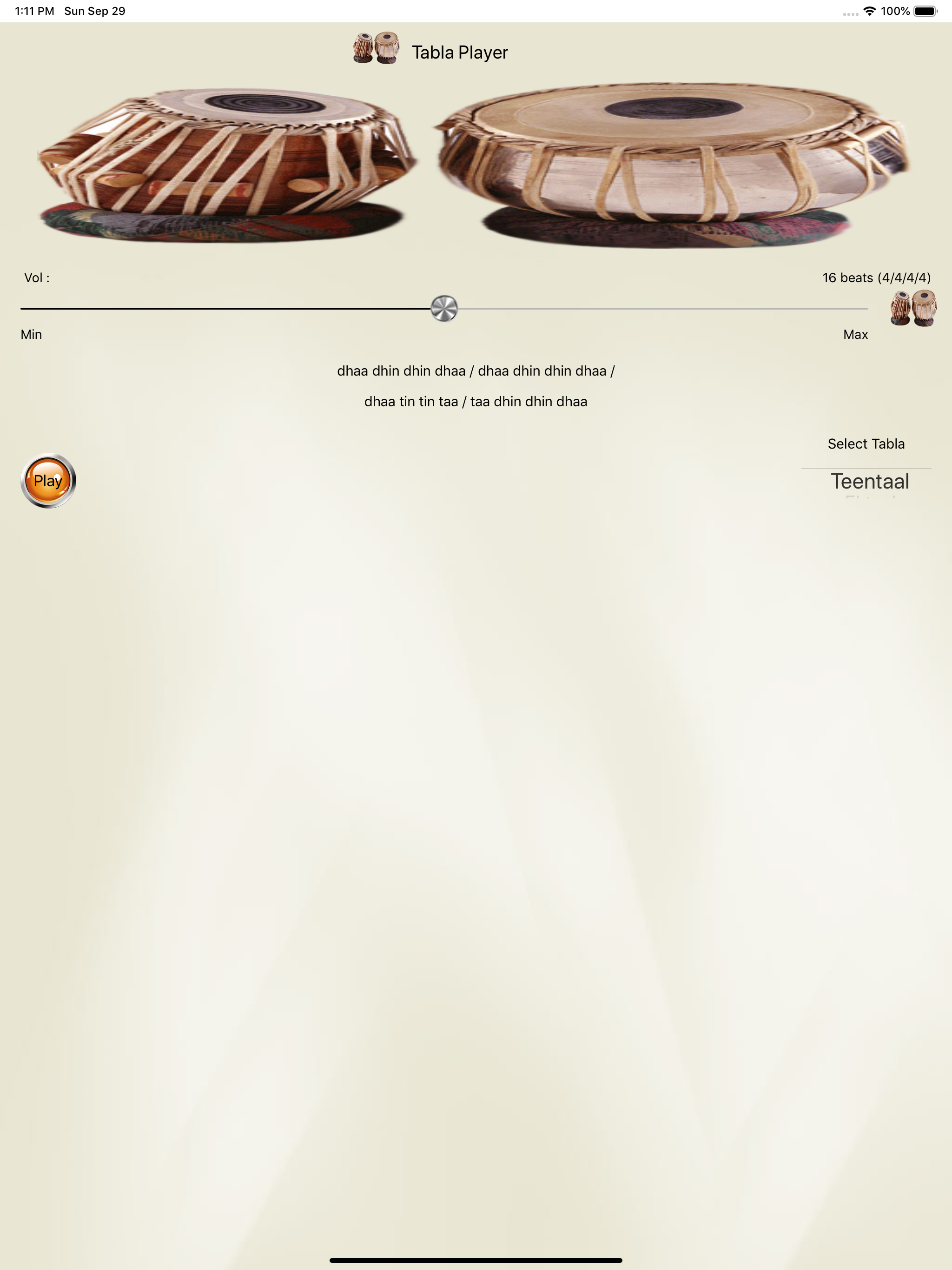 Tabla Player - Rhythm (Taal) screenshot 10