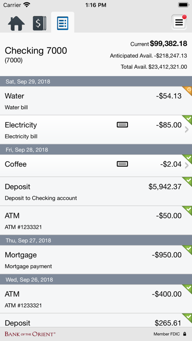 Bank Orient Business Mobile Screenshot