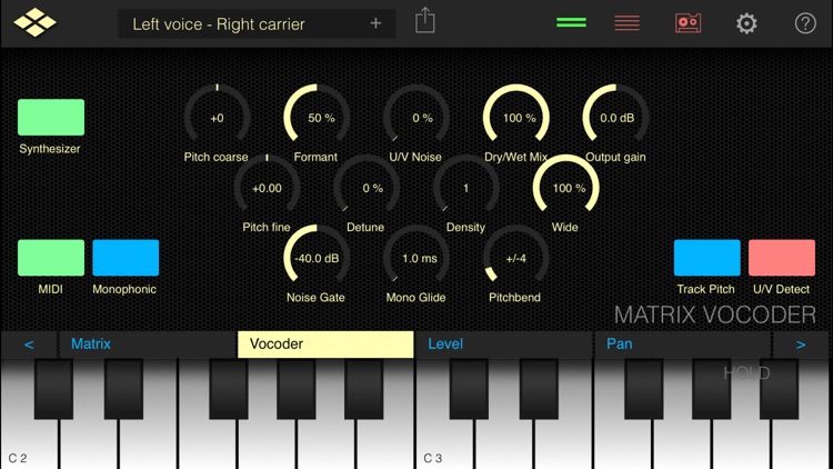 Matrix Vocoder