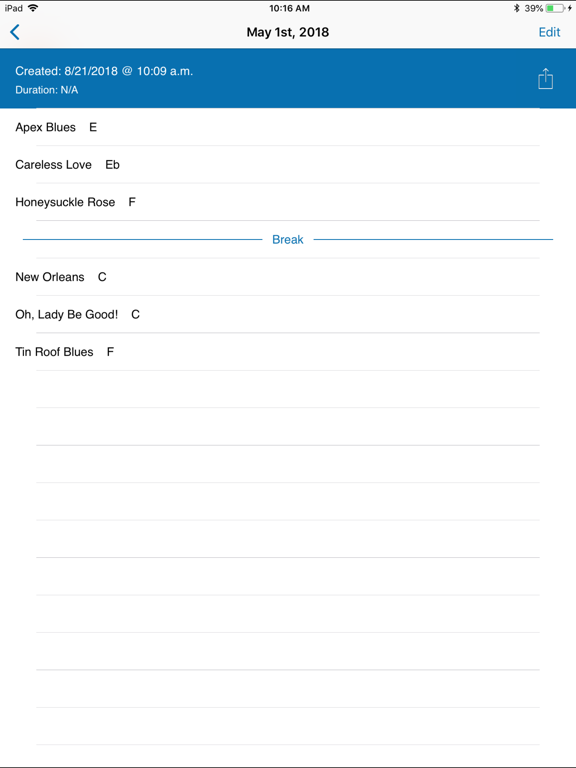 Screenshot #5 pour Set List Manager