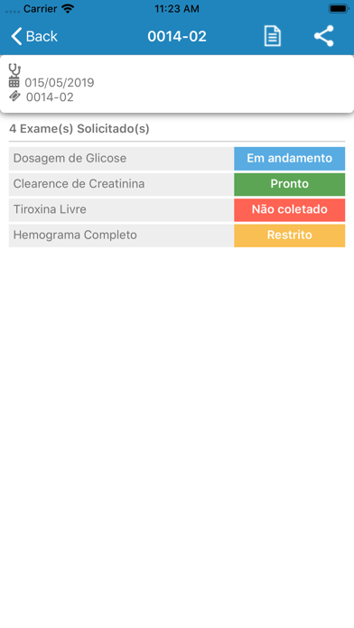Laboratório Paulo Azevedo Screenshot