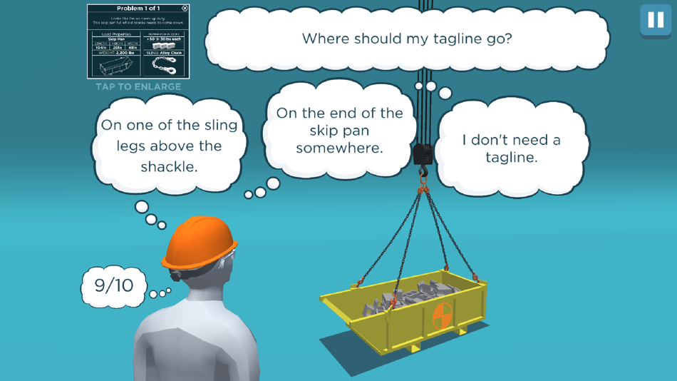 #3. Construction Crane Rigging (iOS) 由: Simcoach Games