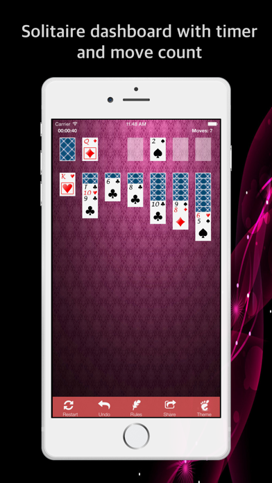 Solitaire Hard Spider gameのおすすめ画像1