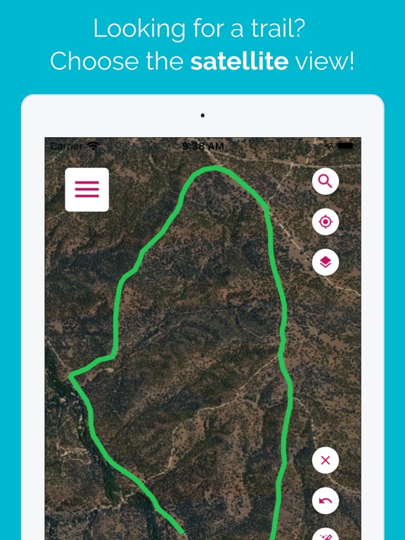 Just Draw It! Route planner iPad screenshot 4 - Navigation app