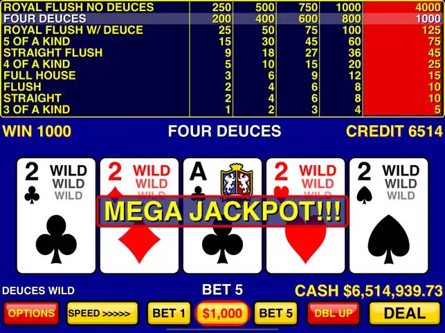 Screenshot 3 Video Poker Games iphone