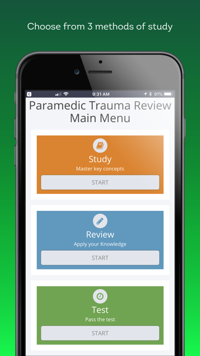 Paramedic Trauma Review Screenshot