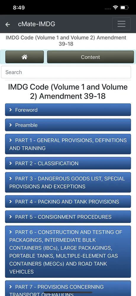 cMate-IMDG Code