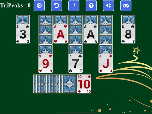 Play Tripeaks Solitaire, 100% Free Online Game