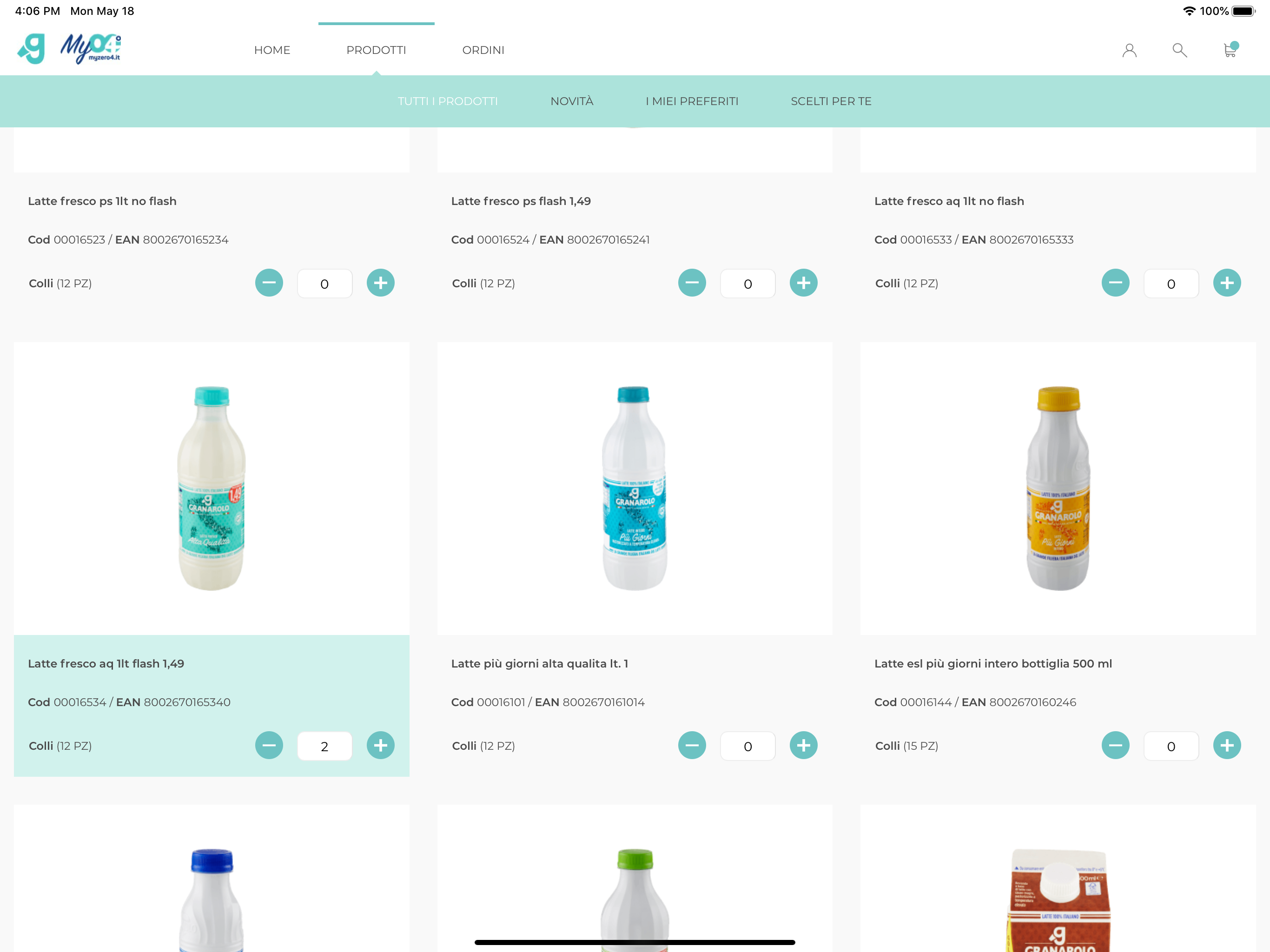 MyZero4 – shopping facile b2b