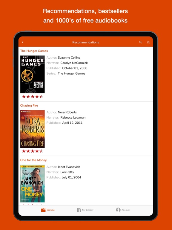 Screenshot #6 pour Audiobook Lender Audio Books