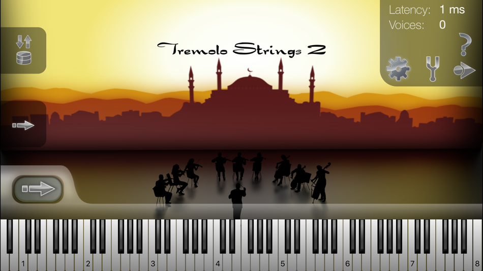 #2. Oriental Strings (iOS) 由: Christian Schoenebeck d/b/a Crudebyte