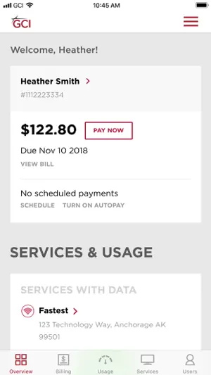 MyGCI screenshot 1