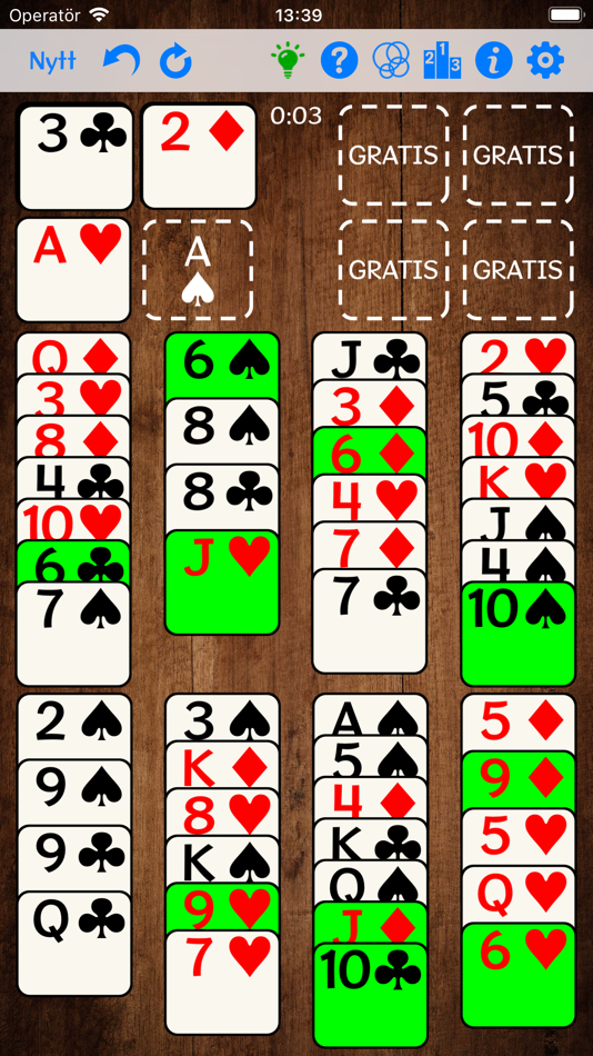 #2. FreeCell (iOS) 由: fishdog.net