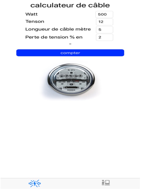 Screenshot #4 pour Cable Calc Tool
