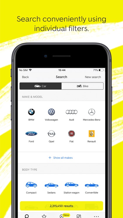 Mobile auto scout de Autoscout24