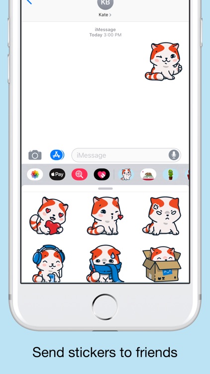 Little cat emojis - cute kitty screenshot-3