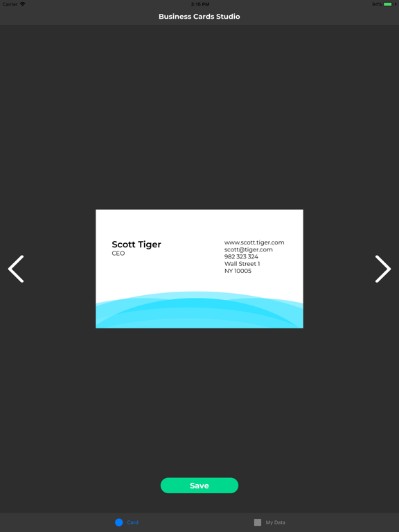 Screenshot #4 pour Business Cards Studio