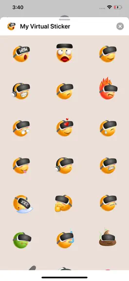 Game screenshot My Virtual Sticker | VR Emoji hack