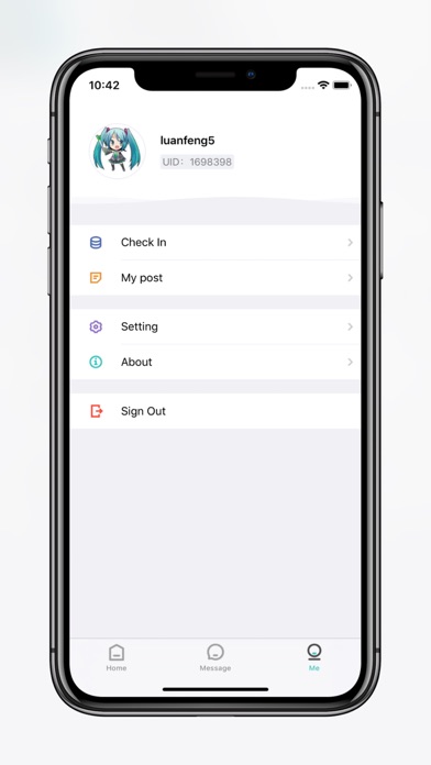 天使动漫 iPhone screenshot 3 - Social Networking app