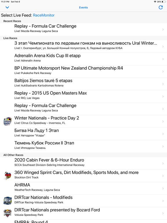 DriverMonitor iPad screenshot 3 - Sports app