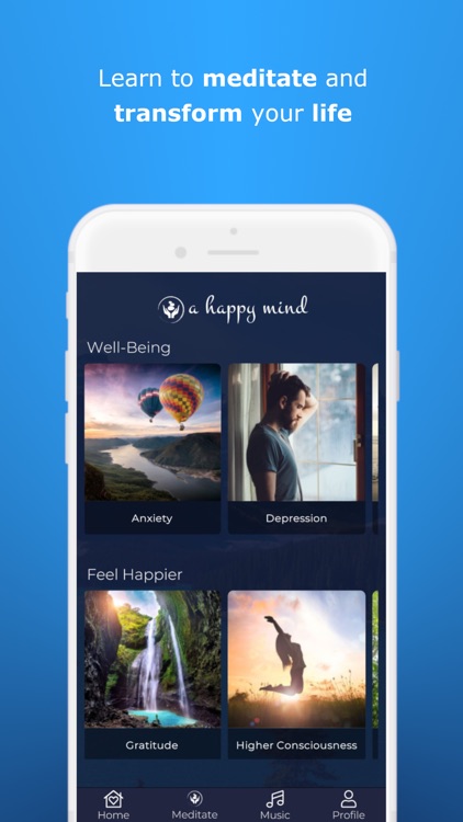 A Happy Mind-Guided Meditation screenshot-0