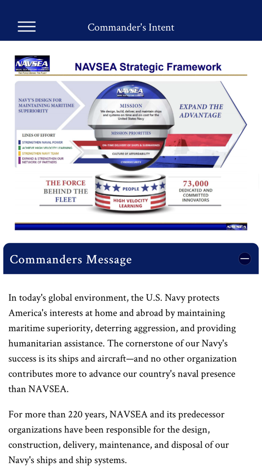 #2. NAVSEA Mobile (iOS) 由: Program Executive Office for Enterprise Information Systems, Sea Warrior Program