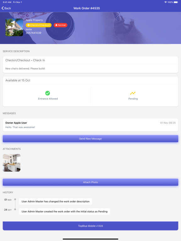 TopBlue Mobile iPad screenshot 4 - Business app