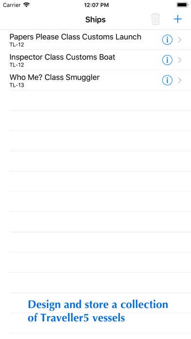 Screenshot of Adventure Class Ships