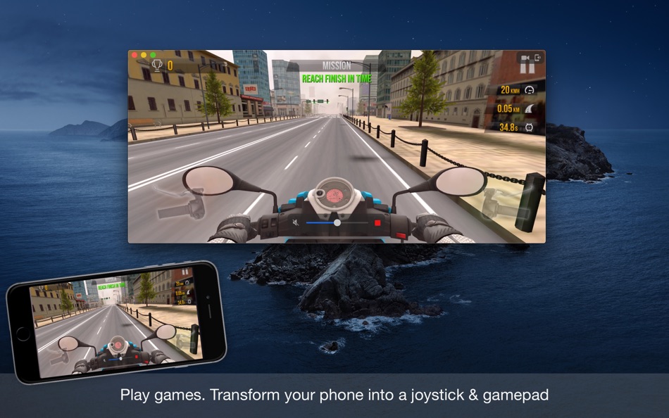 #2. Mirror My Phone (macOS) Podle: Denk Alexandru