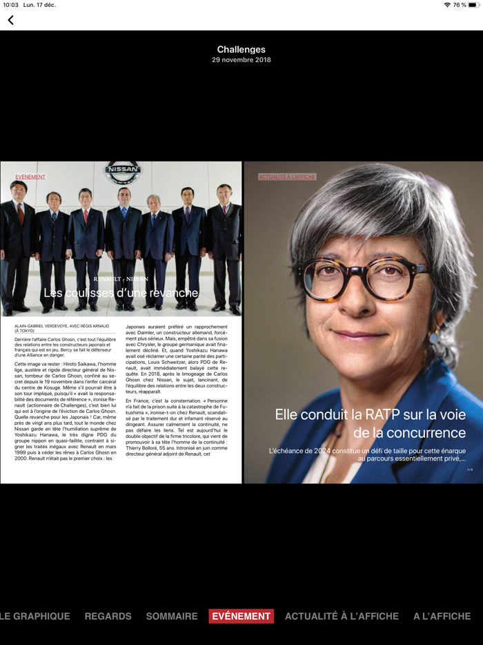 Challenges — Le magazine