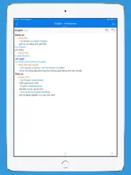 Từ điển Anh Việt Laban ipad bilder 1