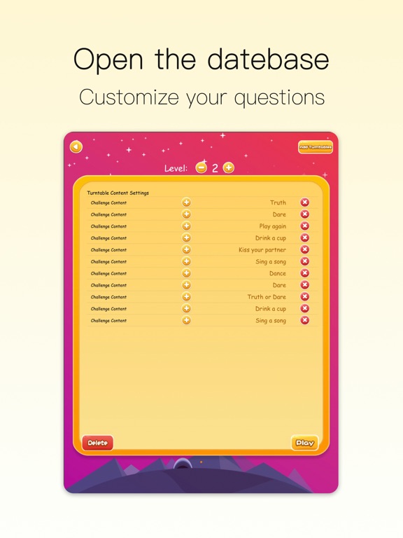 Truth or Dare Lite ! iPad screenshot 4 - Entertainment app