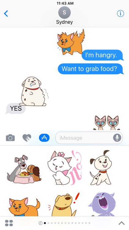 Disney Stickers: Cats and Dogs