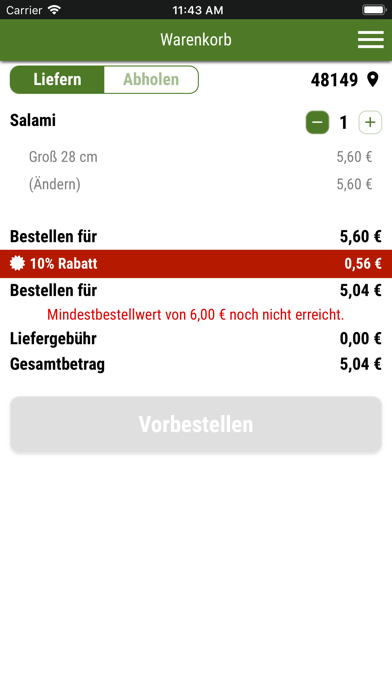 Screenshot #2 pour Rüschhaus Pizza