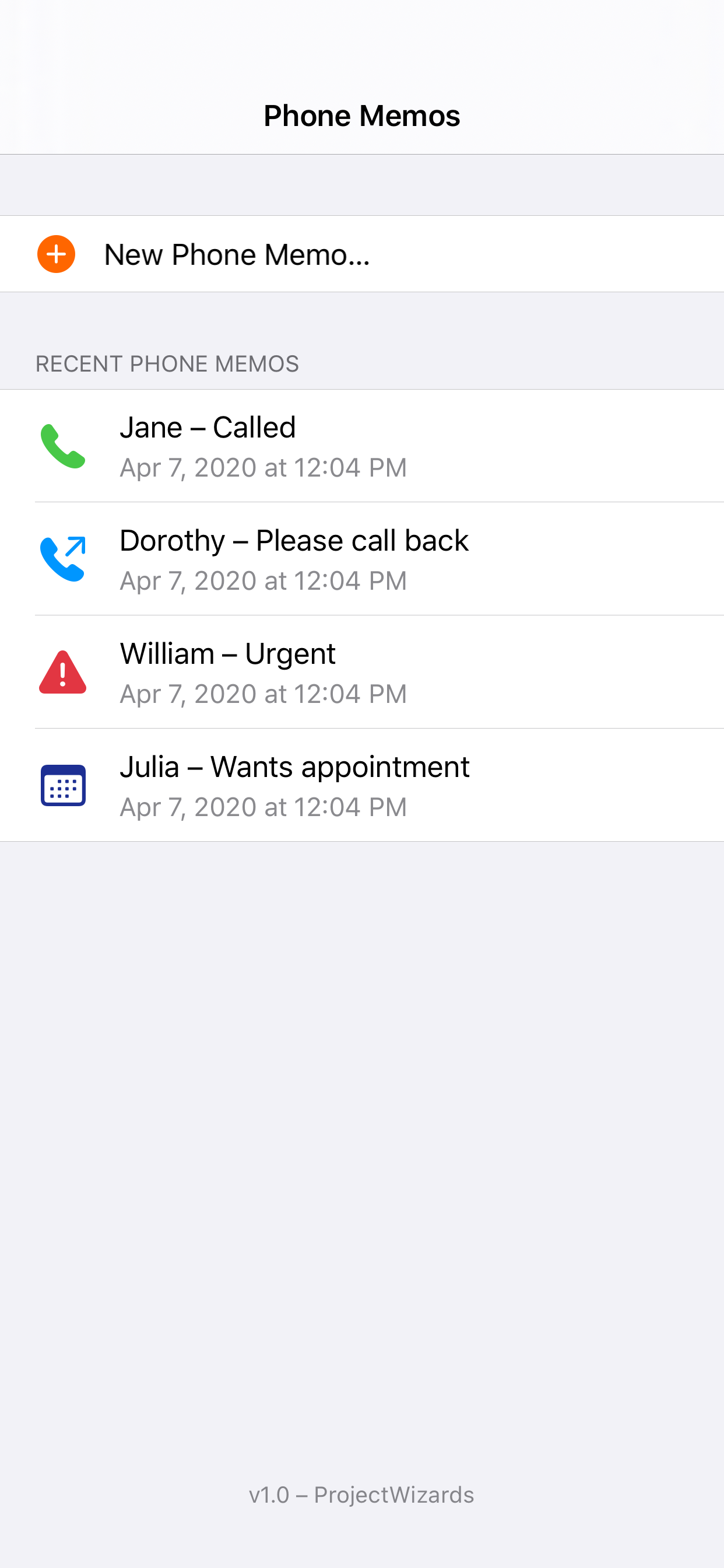 Phone Memos screenshot 3