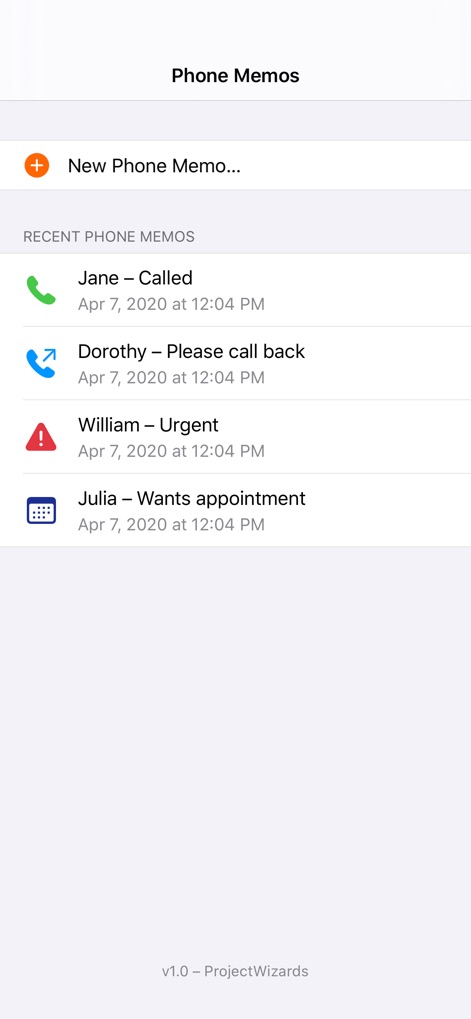 Phone Memos - Business App | MWM