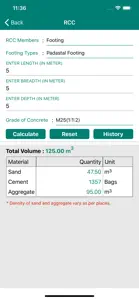 Civil Material Estimator screenshot #6 for iPhone