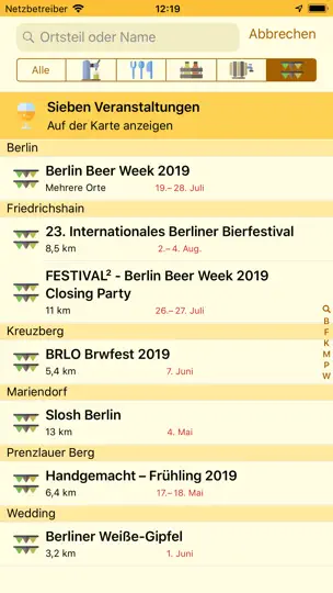 Screenshot von Berlin Craft Beer auf dem iPhone 4