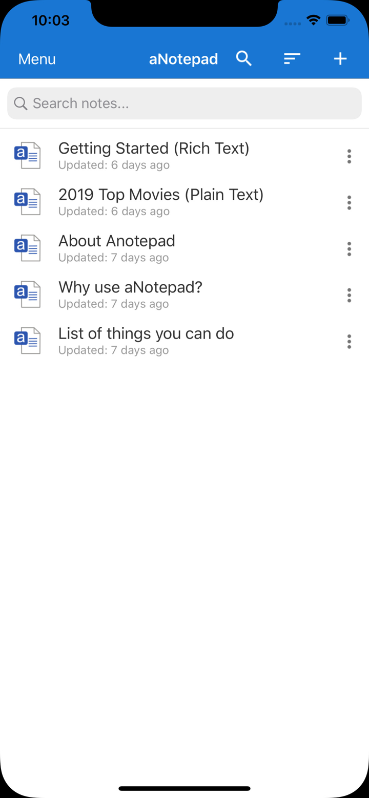 a Notepad - Take & Share Notes screenshot 1