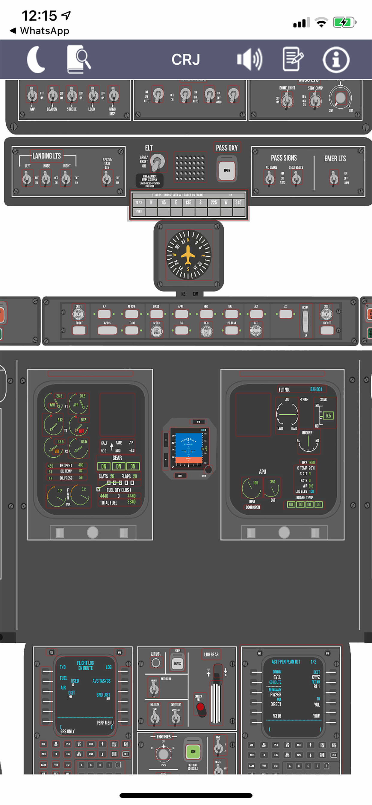 CRJ Virtual Panel